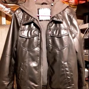 Mens Levis Faux leather jacket size small